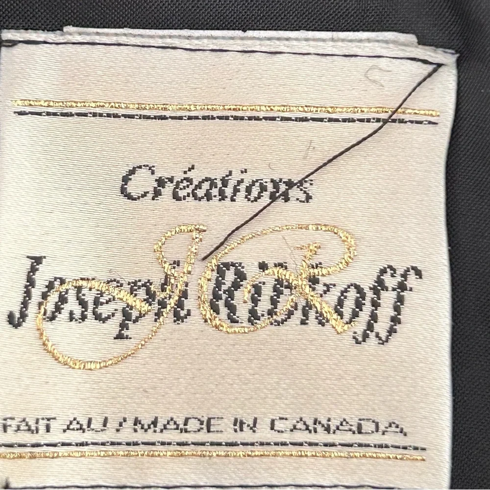 Joseph Ribkoff VTG Couture Cocktail Event LBD Dress Sz 16 Money Quiet Luxury - Picture 6 of 6